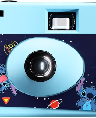Disney Lilo and Stitch Disposable Camera with Flash – 20 Exposure Film – Lilo and Stitch Gifts for Women, Men, and All Fans of Lilo and Stitch Stuff (Stitch Galactic)