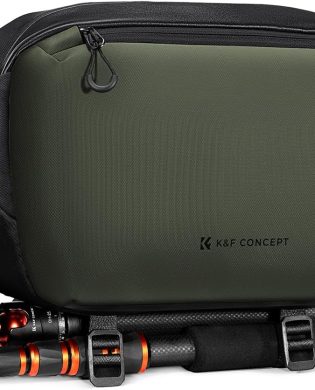 K&F Concept 2 in 1 Sling Bag Everyday Shoulder Bag & Multifunction Photography Crossbody Camera DSLR Backpack Portable Bag